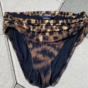 Carmen Marc Valvo Cheetah bikini bottoms